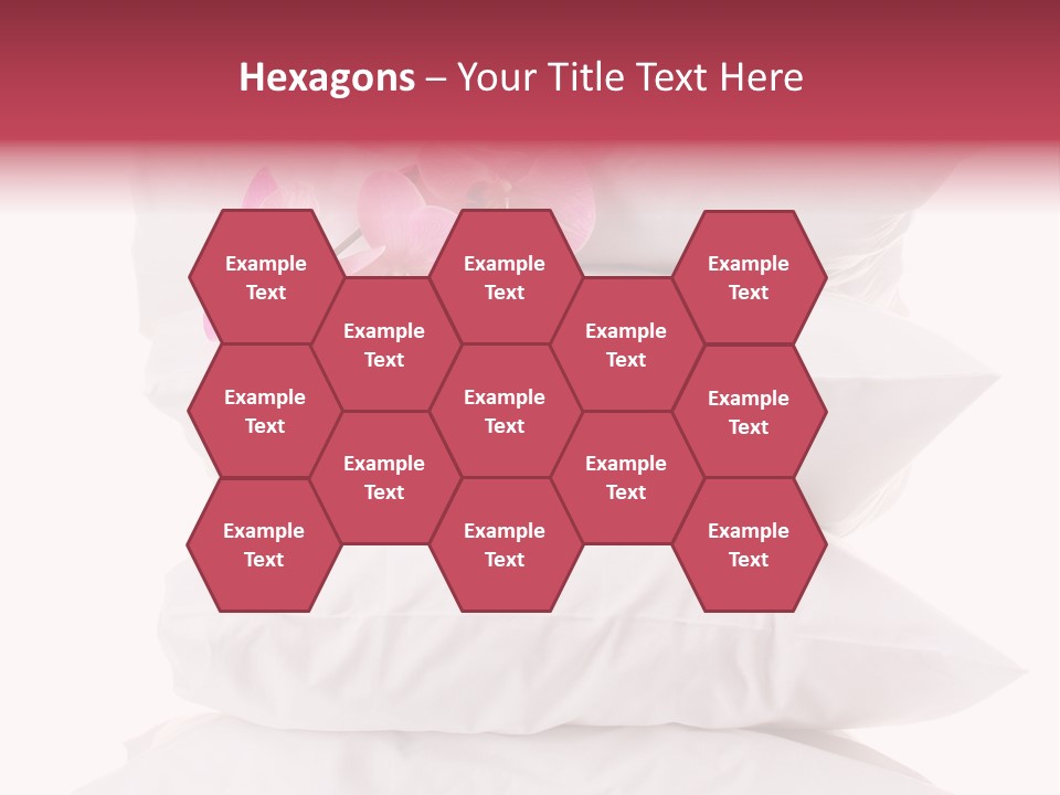 Softness Pillows Bedroom PowerPoint Template