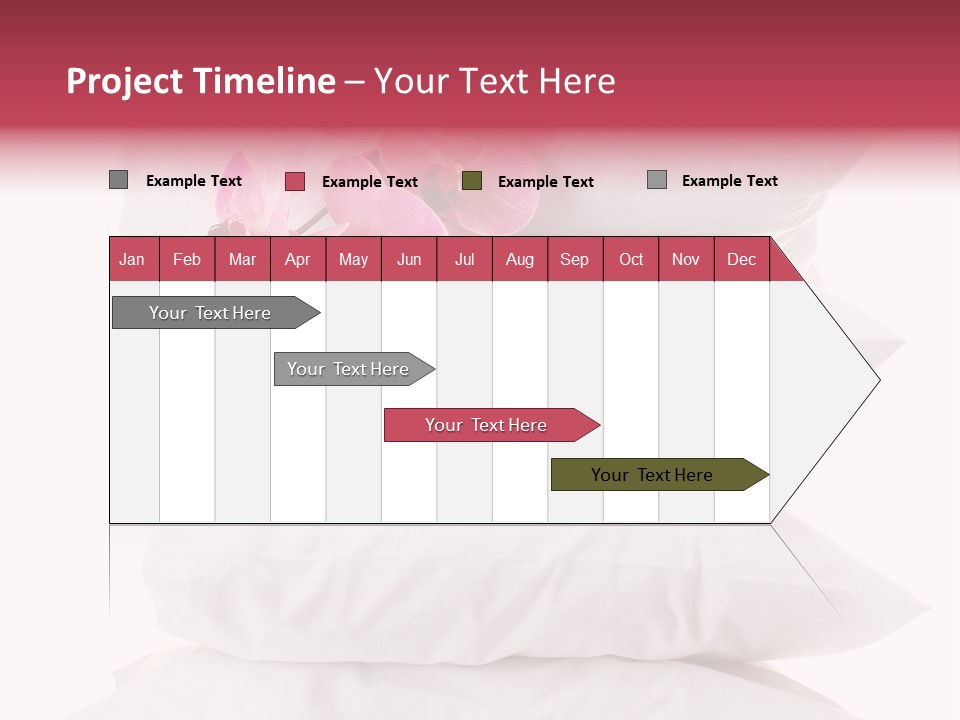 Softness Pillows Bedroom PowerPoint Template