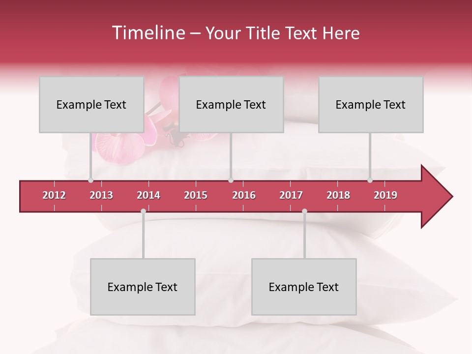 Softness Pillows Bedroom PowerPoint Template