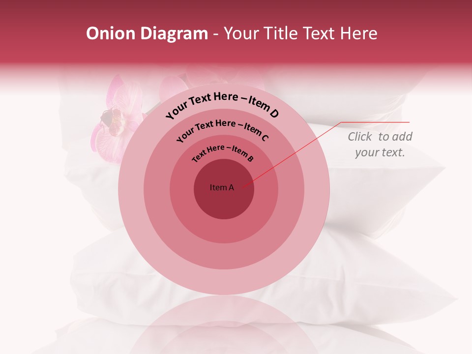 Softness Pillows Bedroom PowerPoint Template