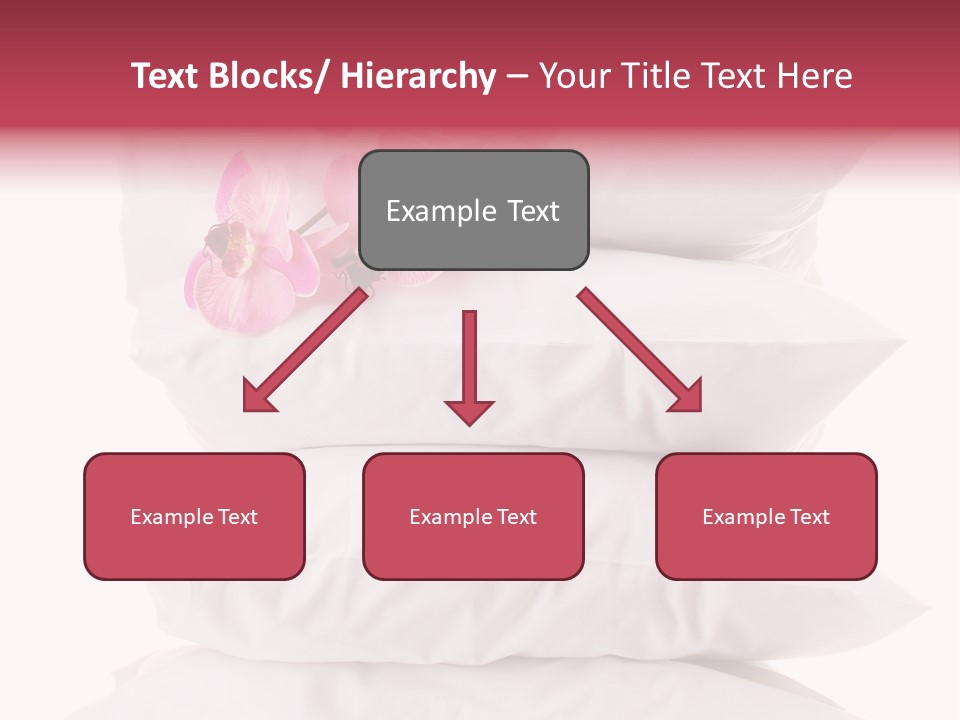 Softness Pillows Bedroom PowerPoint Template