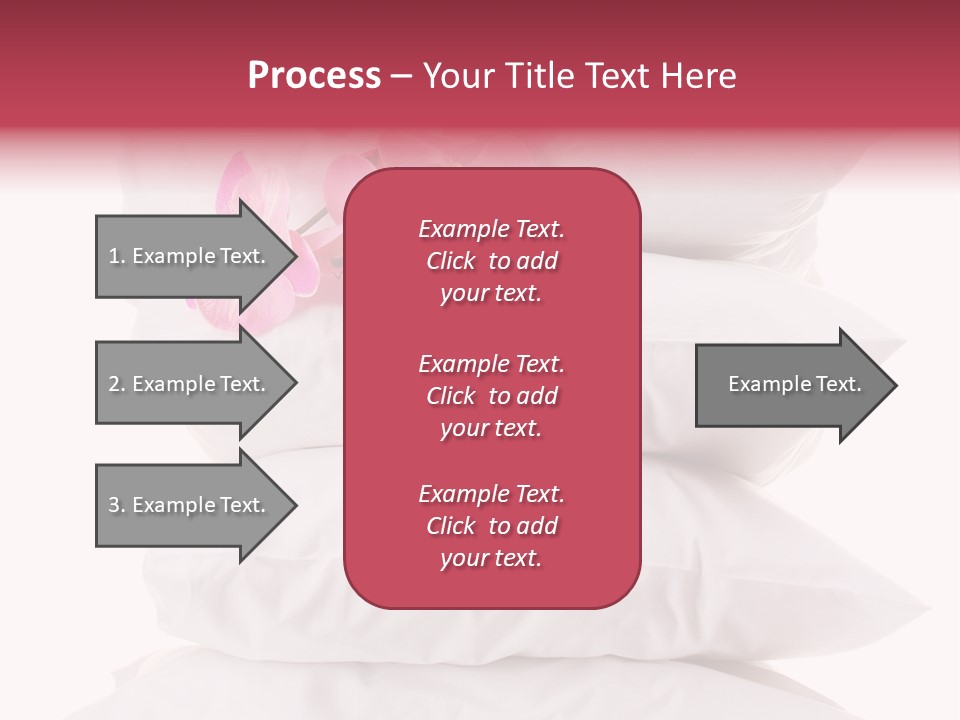 Softness Pillows Bedroom PowerPoint Template