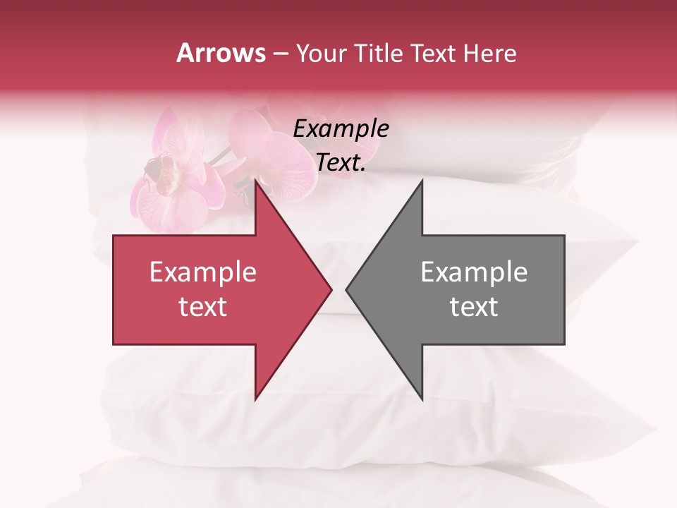 Softness Pillows Bedroom PowerPoint Template