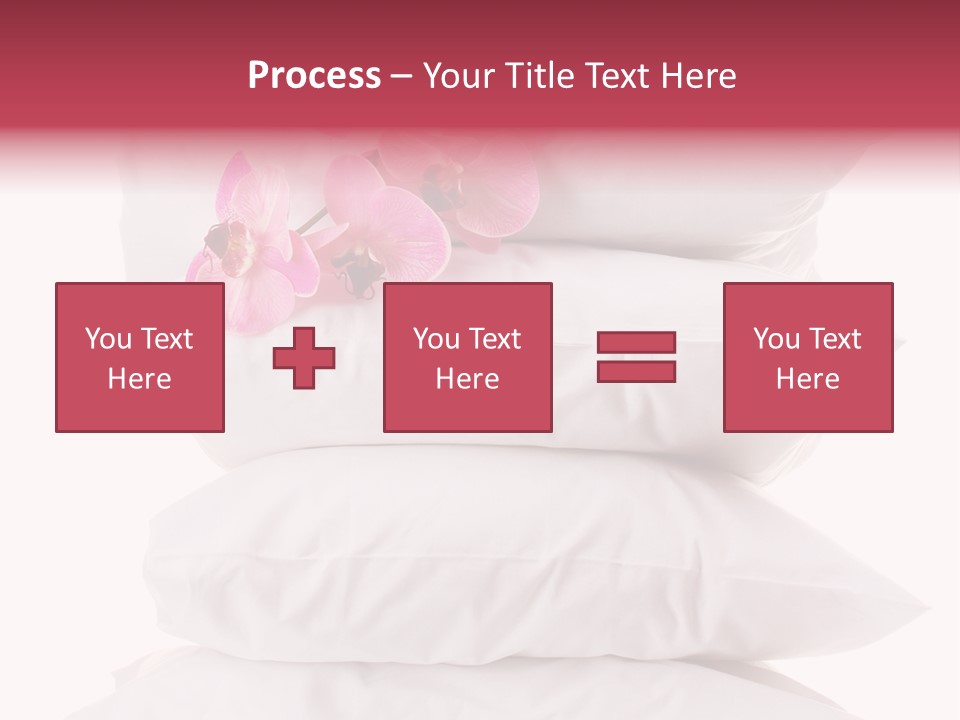 Softness Pillows Bedroom PowerPoint Template