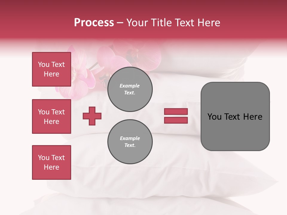 Softness Pillows Bedroom PowerPoint Template