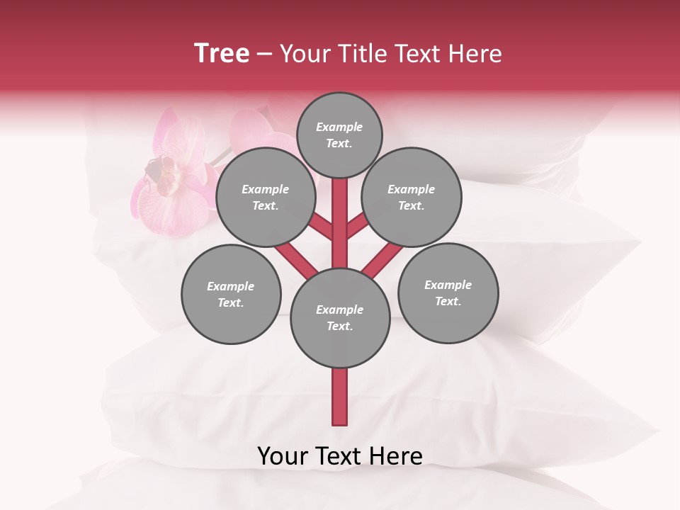 Softness Pillows Bedroom PowerPoint Template