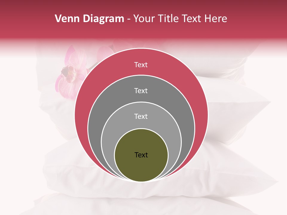 Softness Pillows Bedroom PowerPoint Template