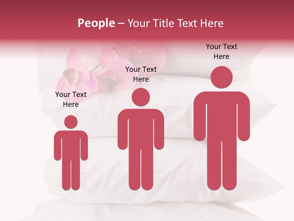 Softness Pillows Bedroom PowerPoint Template