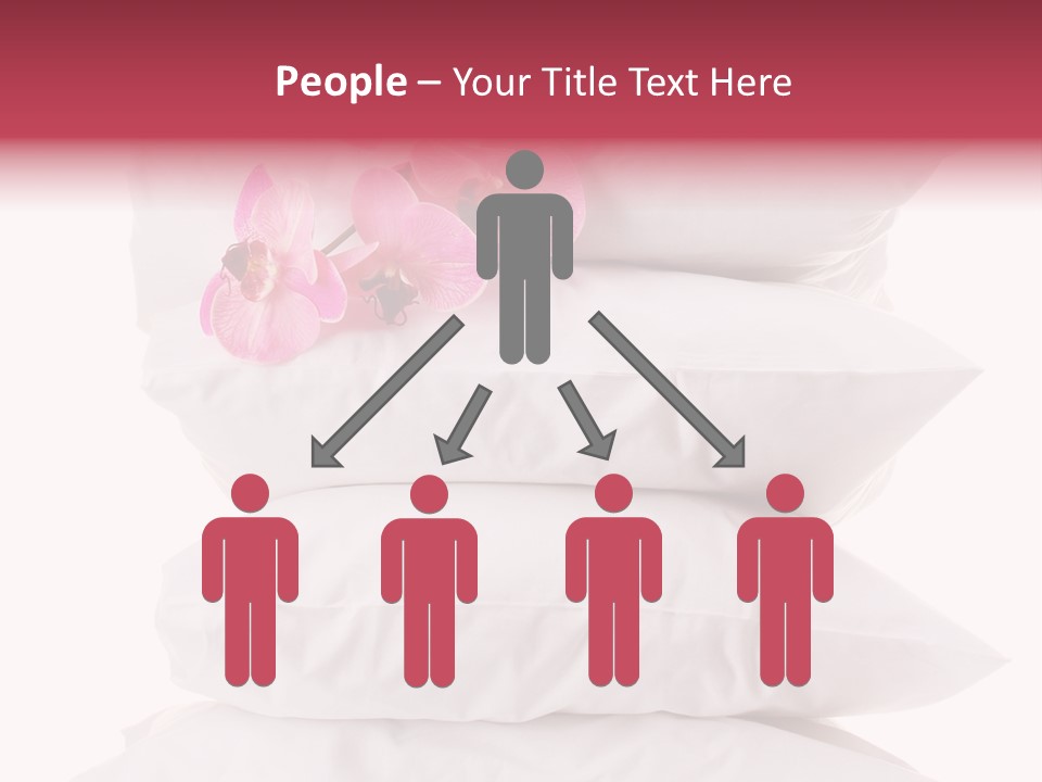 Softness Pillows Bedroom PowerPoint Template