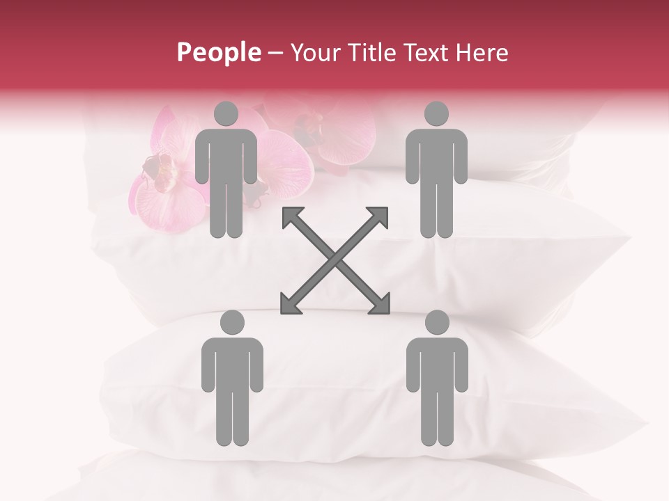 Softness Pillows Bedroom PowerPoint Template