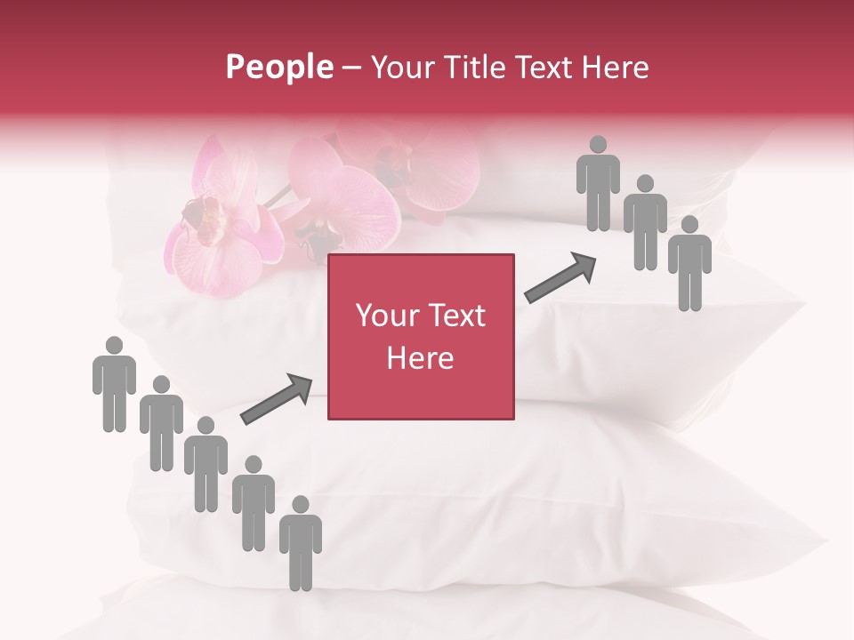 Softness Pillows Bedroom PowerPoint Template