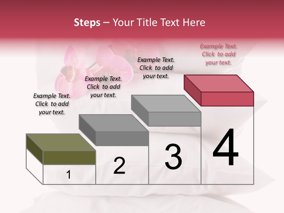 Softness Pillows Bedroom PowerPoint Template
