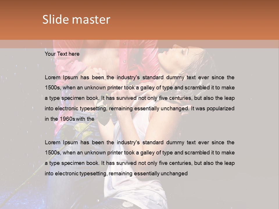 Boyfriend Fashion Art PowerPoint Template