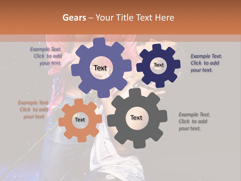 Boyfriend Fashion Art PowerPoint Template