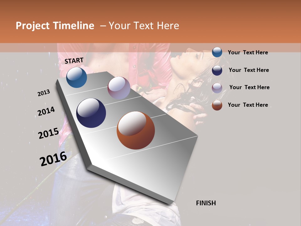 Boyfriend Fashion Art PowerPoint Template