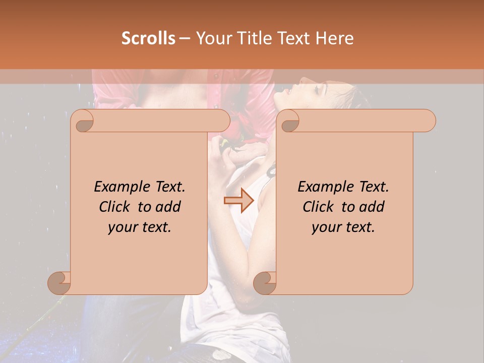 Boyfriend Fashion Art PowerPoint Template