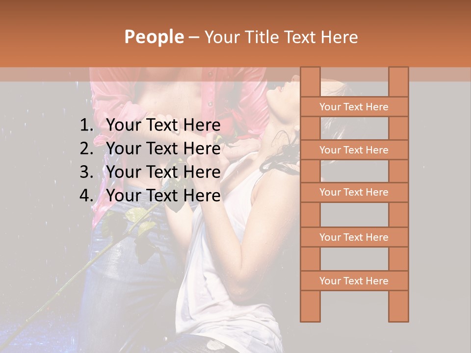 Boyfriend Fashion Art PowerPoint Template