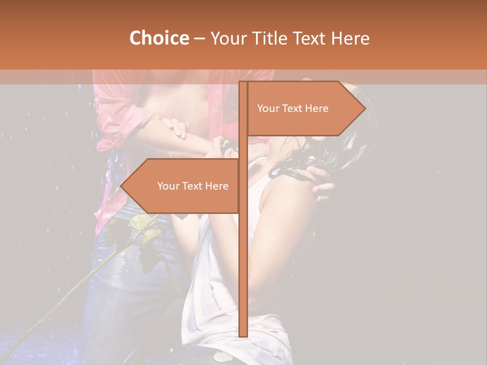 Boyfriend Fashion Art PowerPoint Template