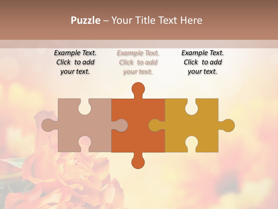 Valentine Muttertag Partnerschaft PowerPoint Template