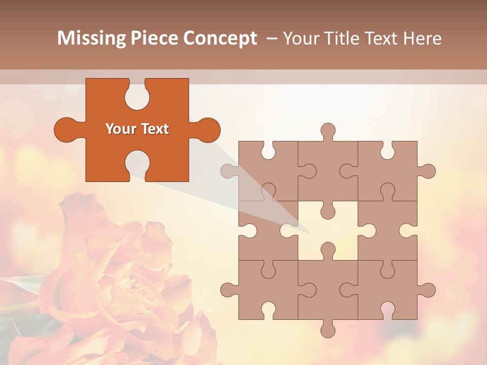 Valentine Muttertag Partnerschaft PowerPoint Template