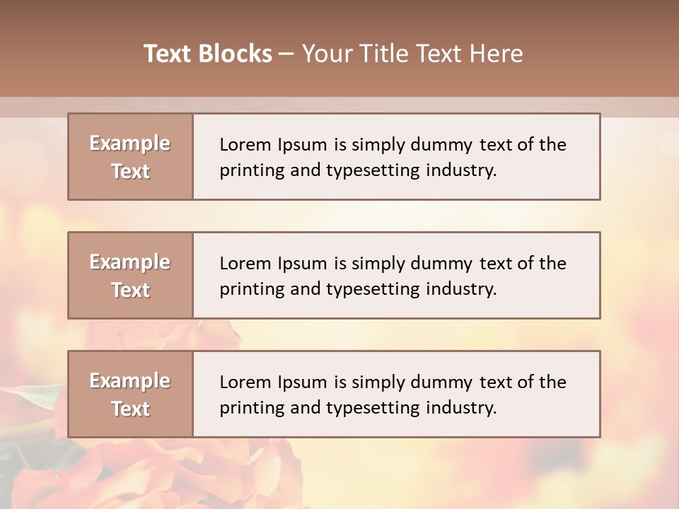 Valentine Muttertag Partnerschaft PowerPoint Template