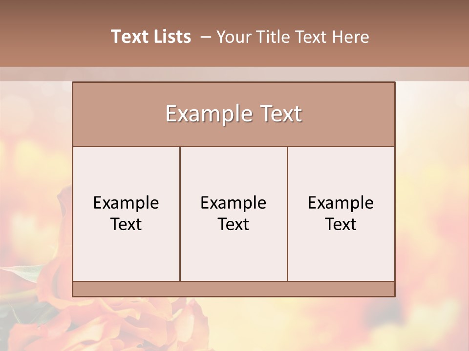 Valentine Muttertag Partnerschaft PowerPoint Template