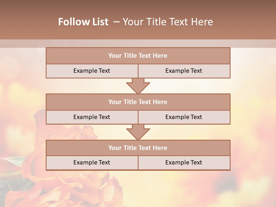 Valentine Muttertag Partnerschaft PowerPoint Template