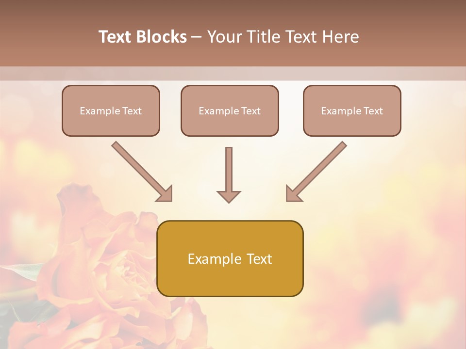Valentine Muttertag Partnerschaft PowerPoint Template