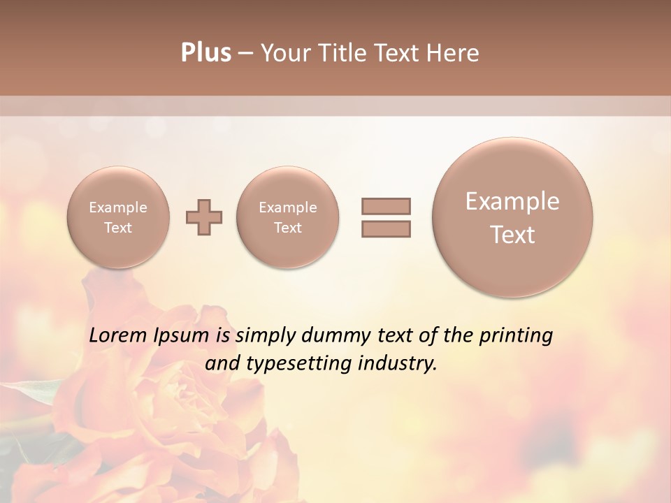Valentine Muttertag Partnerschaft PowerPoint Template