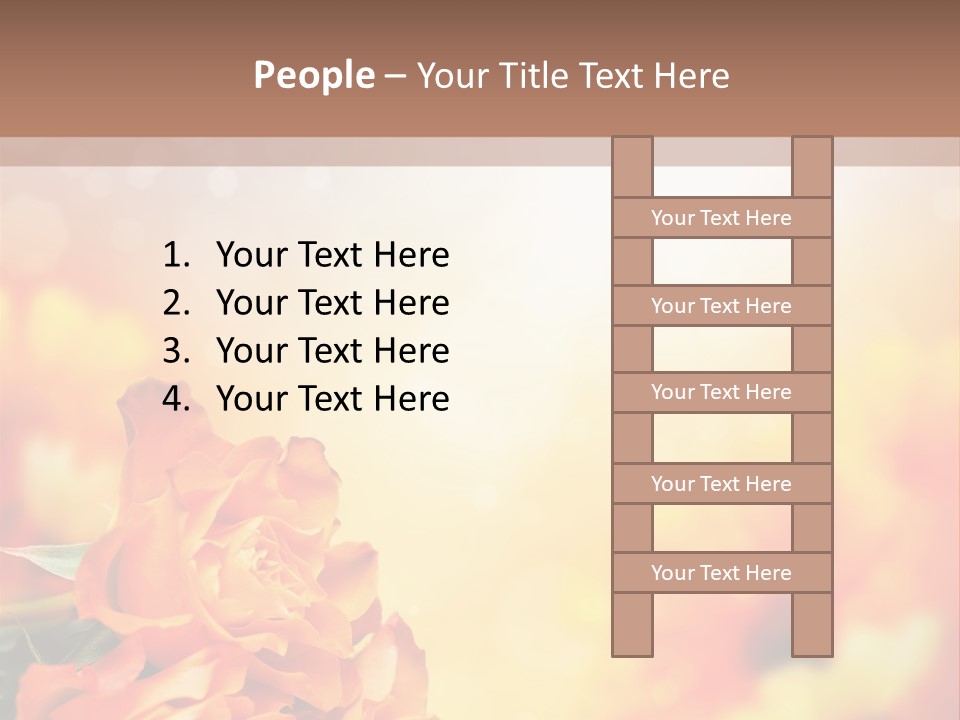 Valentine Muttertag Partnerschaft PowerPoint Template