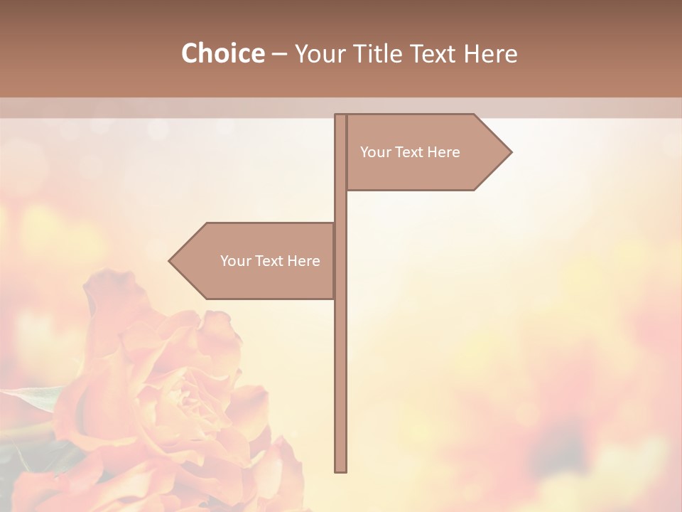 Valentine Muttertag Partnerschaft PowerPoint Template