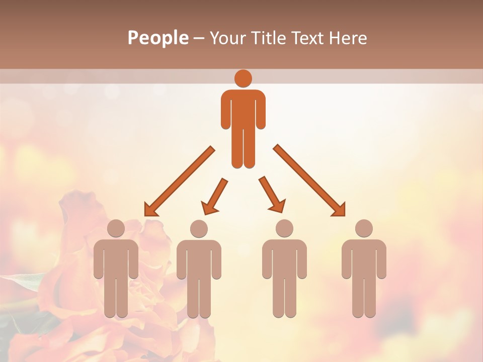 Valentine Muttertag Partnerschaft PowerPoint Template