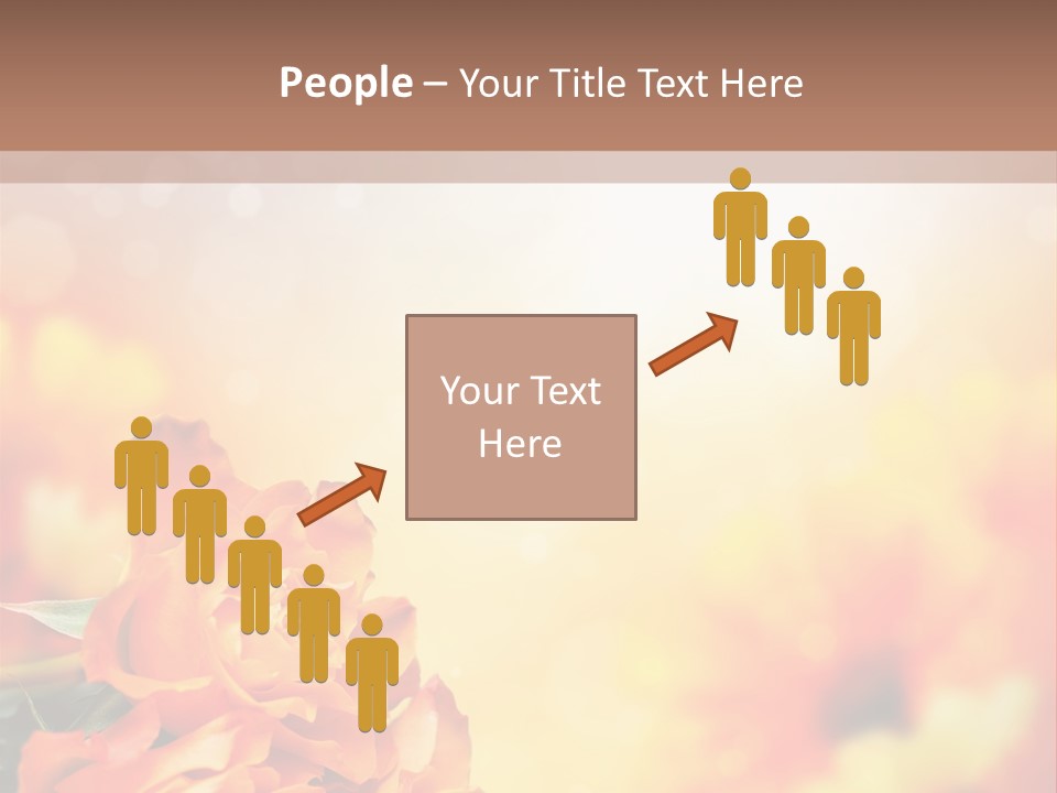 Valentine Muttertag Partnerschaft PowerPoint Template