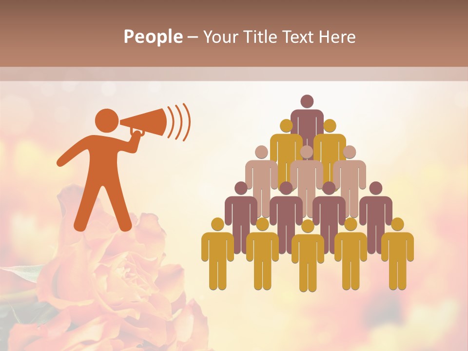 Valentine Muttertag Partnerschaft PowerPoint Template