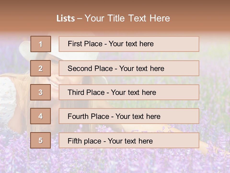 Nature Garden Pretty PowerPoint Template