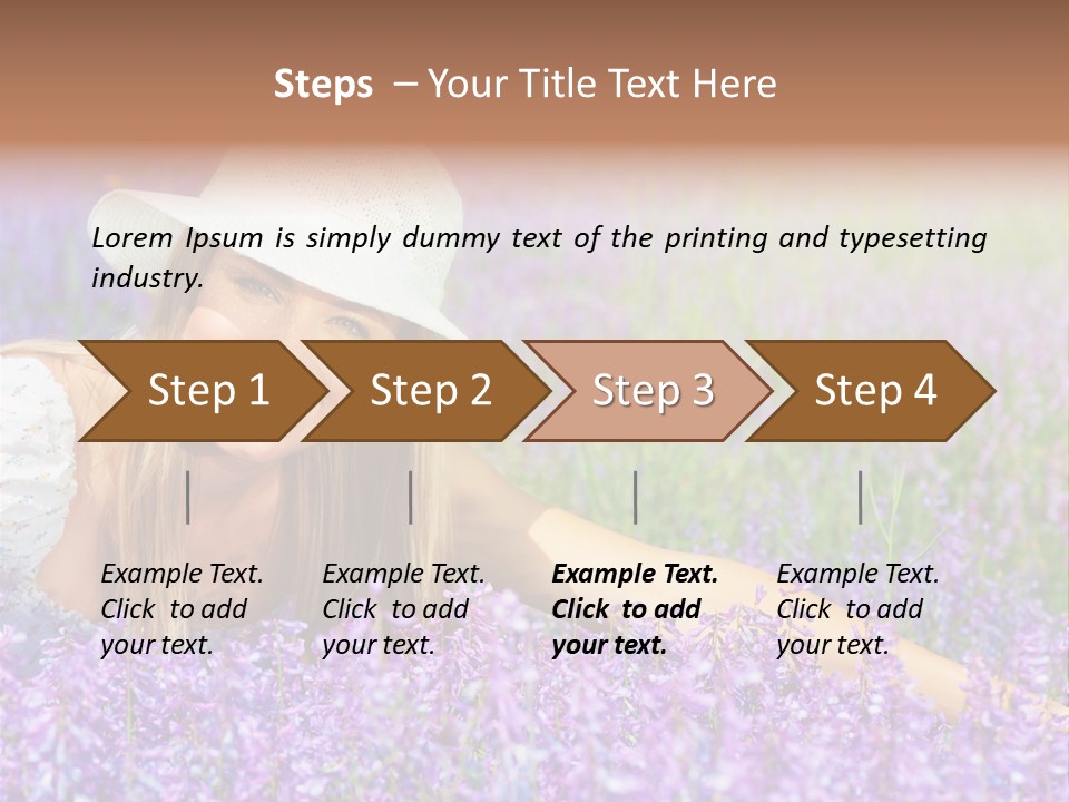 Nature Garden Pretty PowerPoint Template