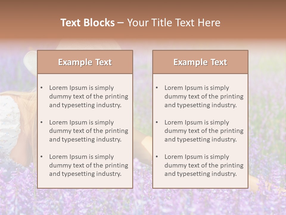 Nature Garden Pretty PowerPoint Template