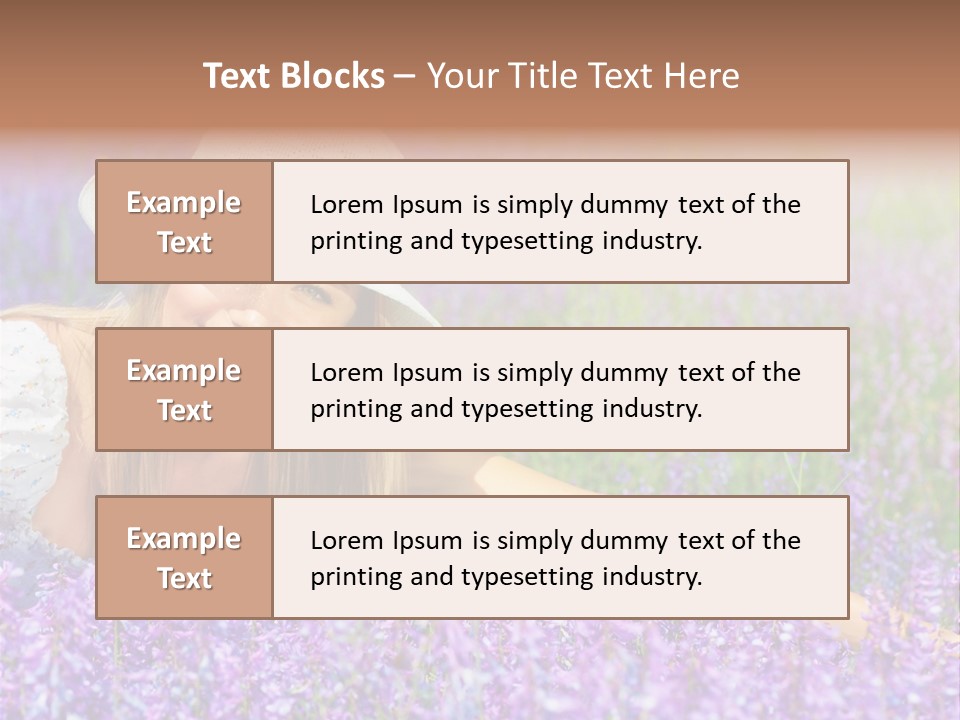 Nature Garden Pretty PowerPoint Template