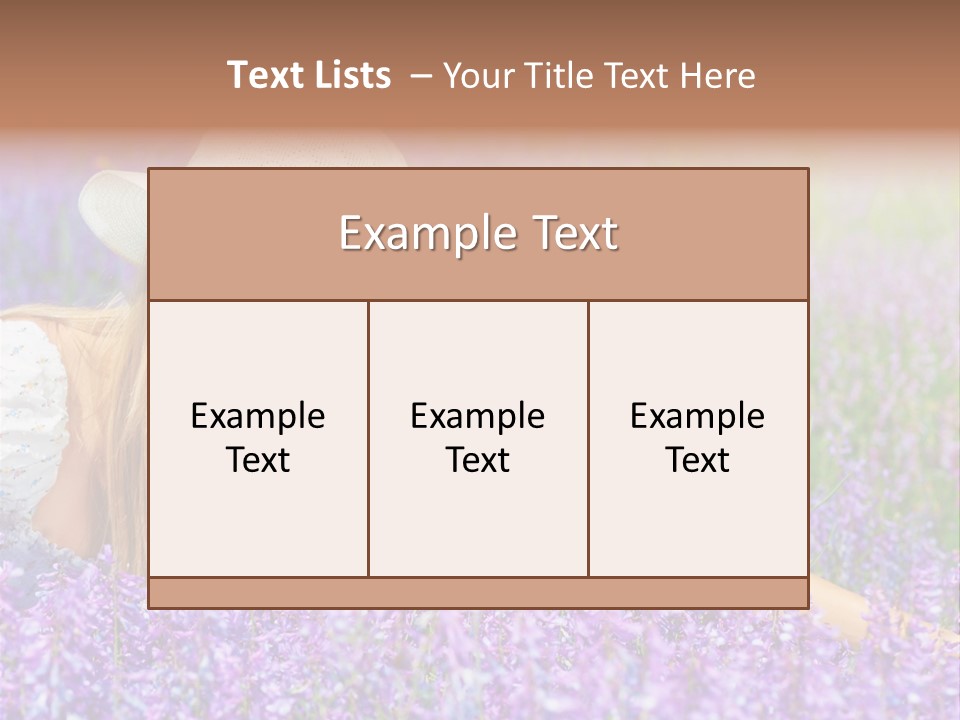 Nature Garden Pretty PowerPoint Template