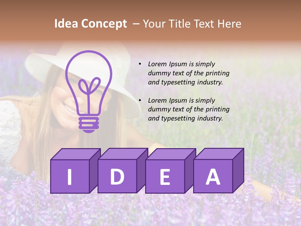 Nature Garden Pretty PowerPoint Template