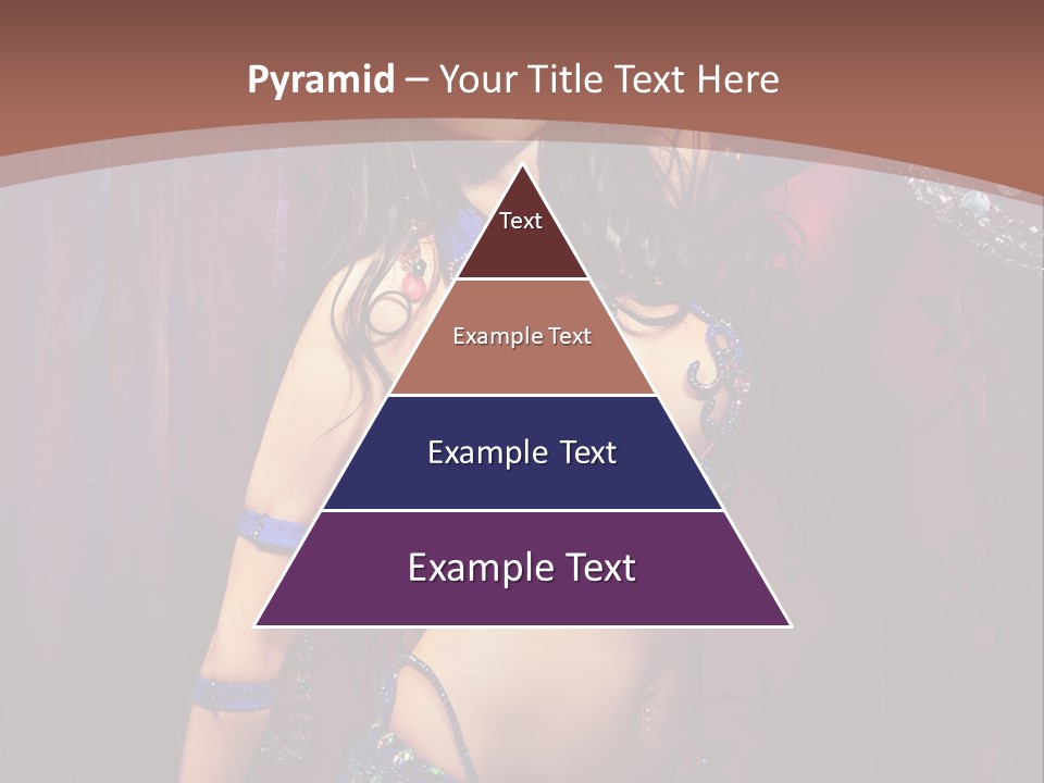 Bellydancer Eastern Lebanon PowerPoint Template