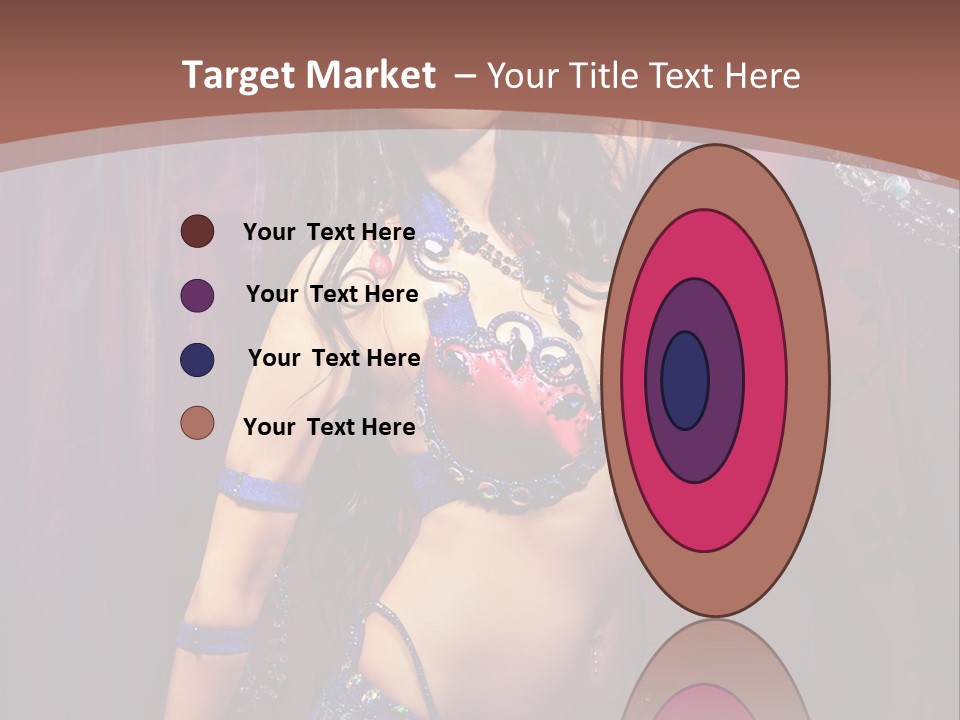 Bellydancer Eastern Lebanon PowerPoint Template