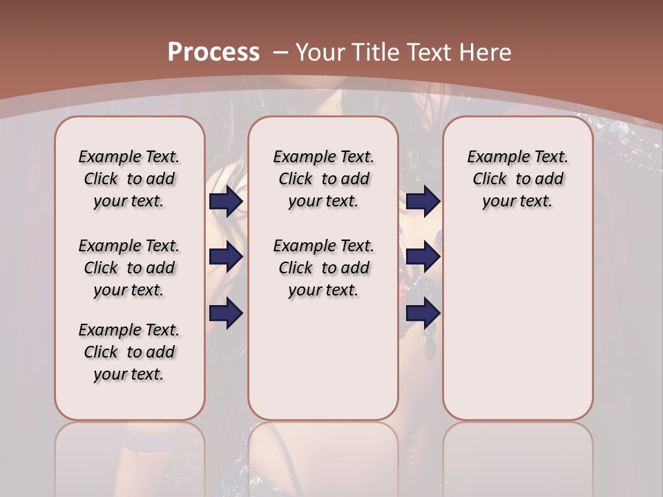 Bellydancer Eastern Lebanon PowerPoint Template