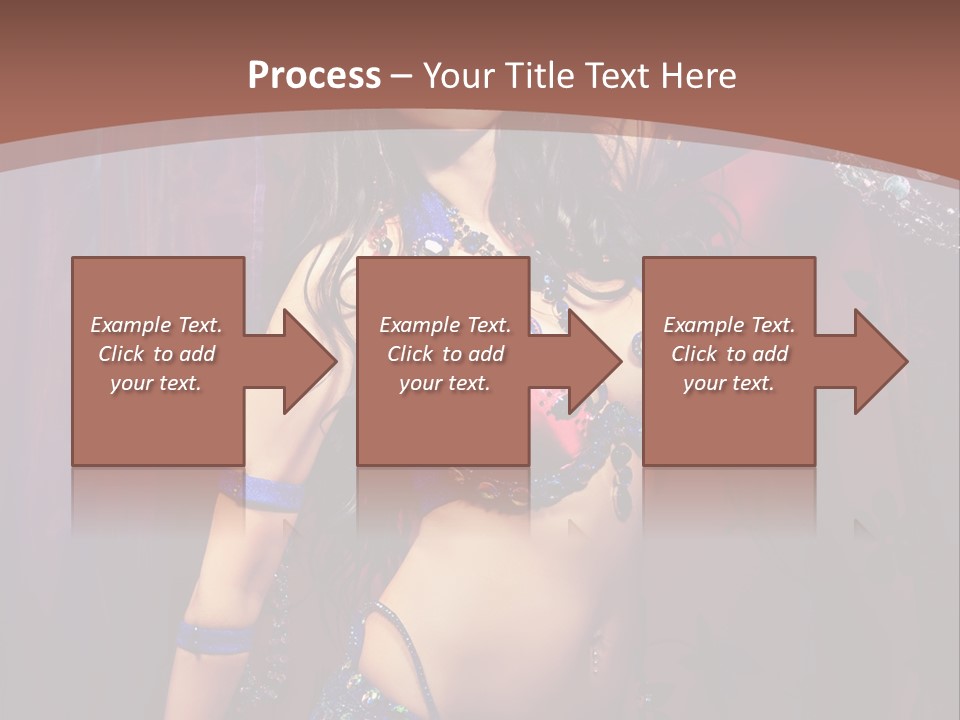 Bellydancer Eastern Lebanon PowerPoint Template