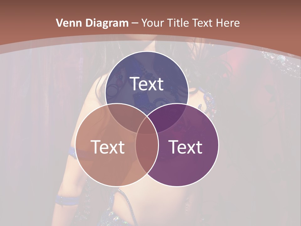 Bellydancer Eastern Lebanon PowerPoint Template