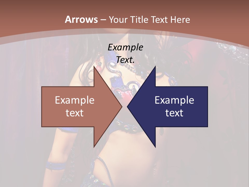 Bellydancer Eastern Lebanon PowerPoint Template