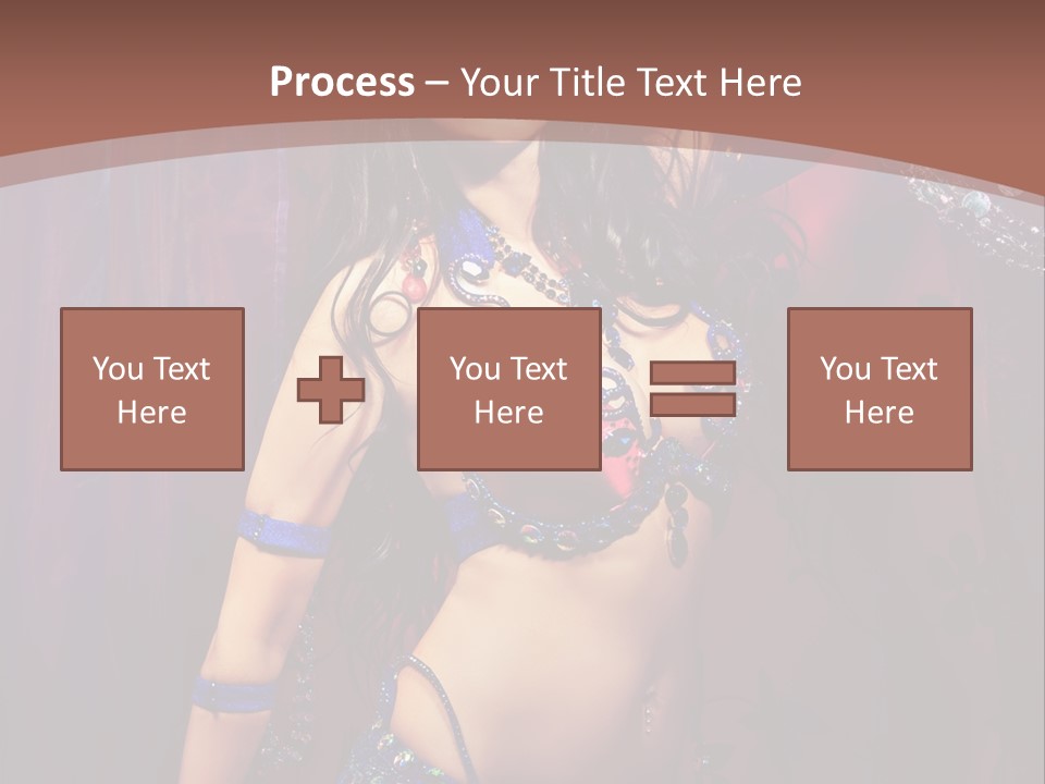 Bellydancer Eastern Lebanon PowerPoint Template