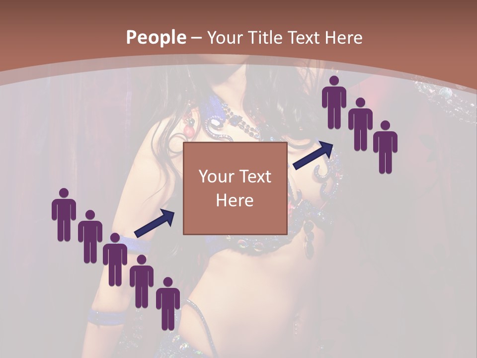 Bellydancer Eastern Lebanon PowerPoint Template