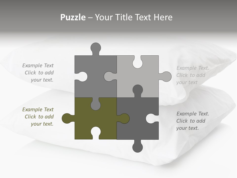 Pillows Household Pillow PowerPoint Template