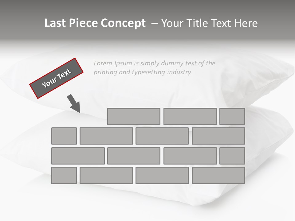 Pillows Household Pillow PowerPoint Template